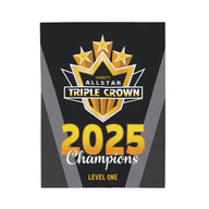 2025 Triple Crown Champion Banner Blanket