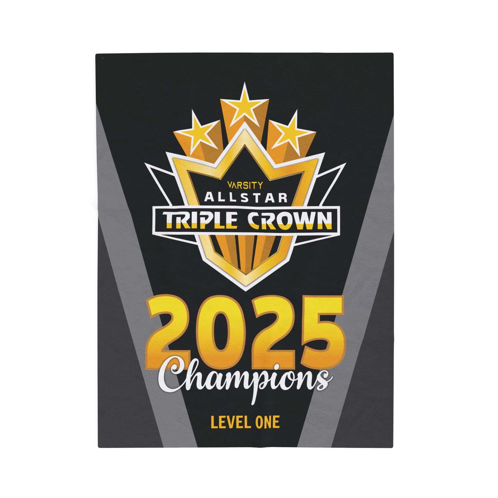2025 Triple Crown Champion Banner Blanket