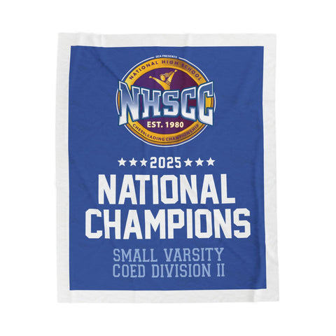 2025 High School UCA Champion Banner Blanket
