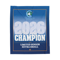 Cheerleading Worlds Champion Banner Blanket (ANY YEAR)