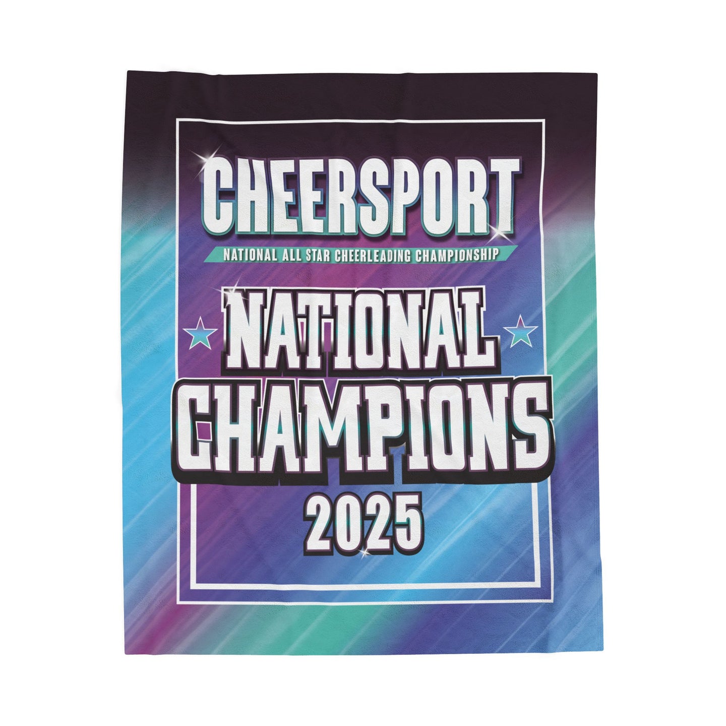 2025 Cheersport Champion Banner Blanket 50x60