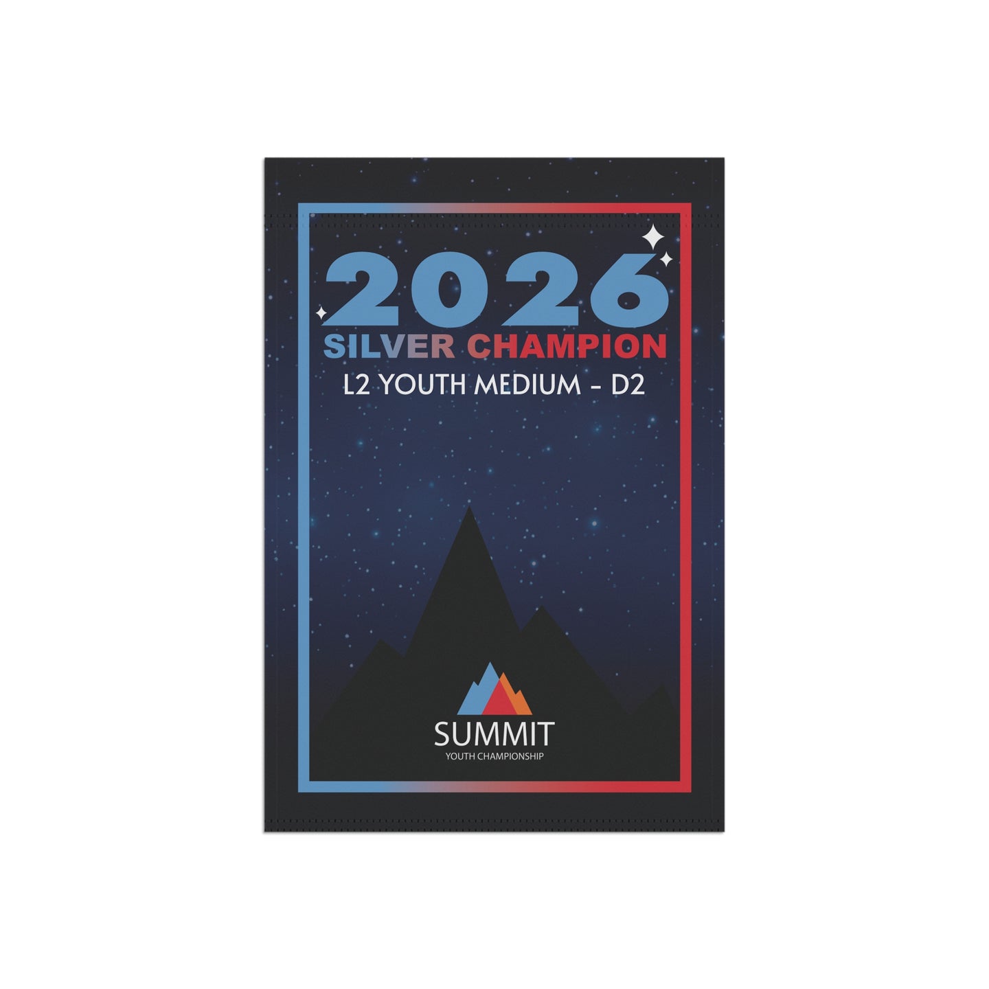 Youth Summit Silver Champion Mini Banner (MOT)