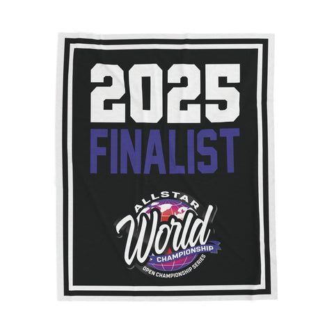 2025 Allstar Worlds Finalist Banner Blanket