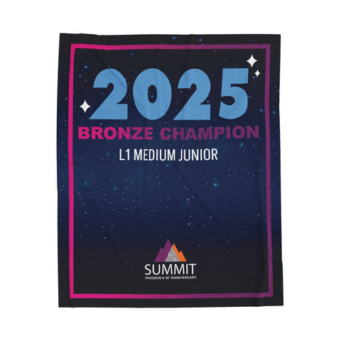 2025 D2 Summit Bronze Champion Banner Blanket