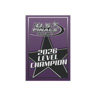 2026 U.S Finals Level Champion Mini Banner