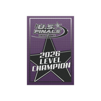 2026 U.S Finals Level Champion Mini Banner