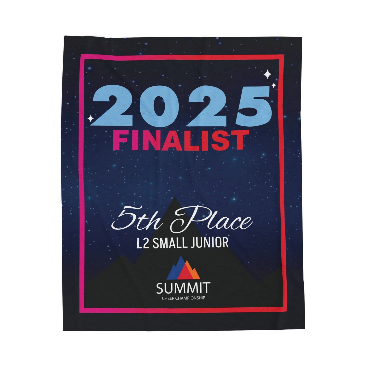 D1 Summit Finalist Banner Blanket (2023-2025 design)