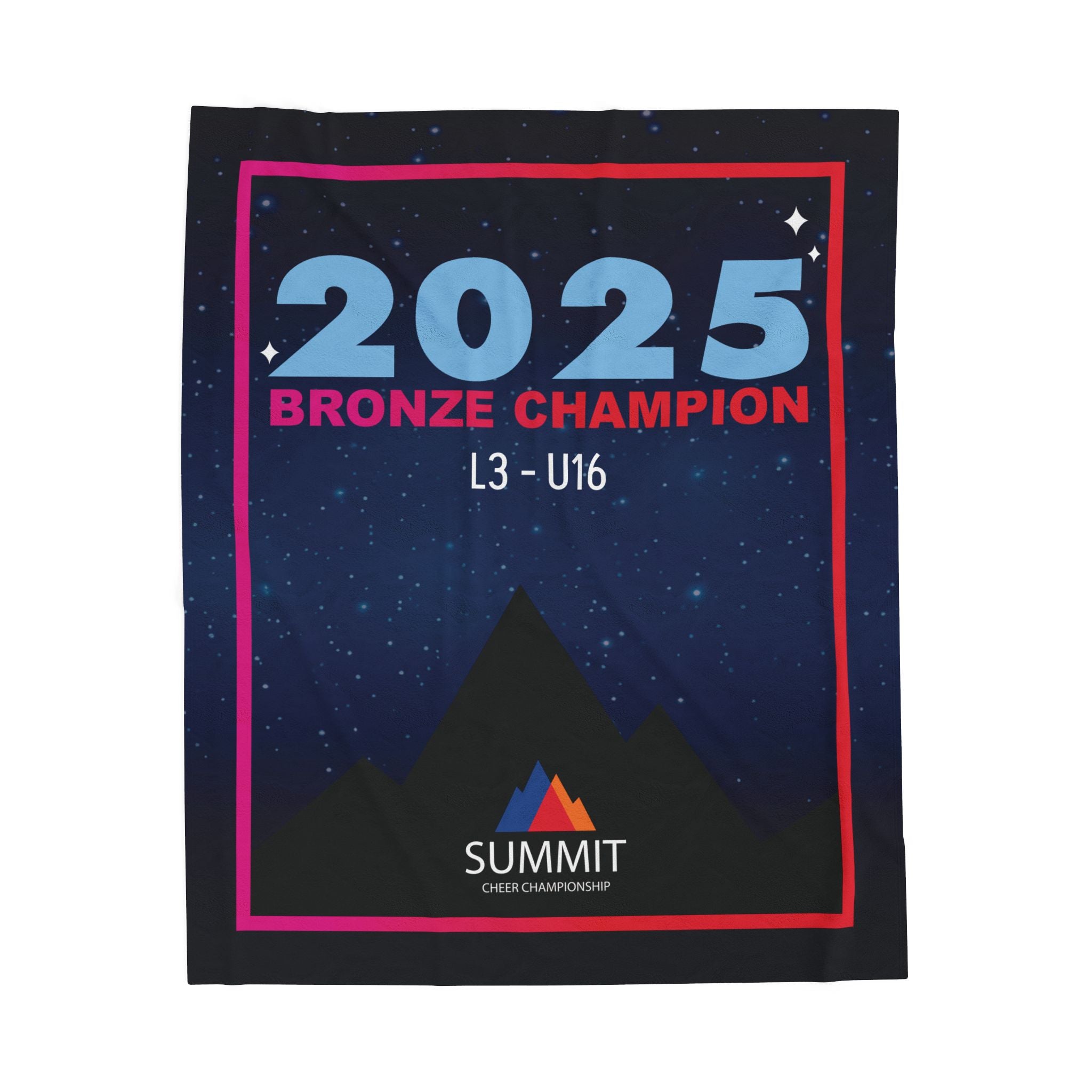 D1 Summit Bronze Champion Banner Blanket (2023-2025 design)