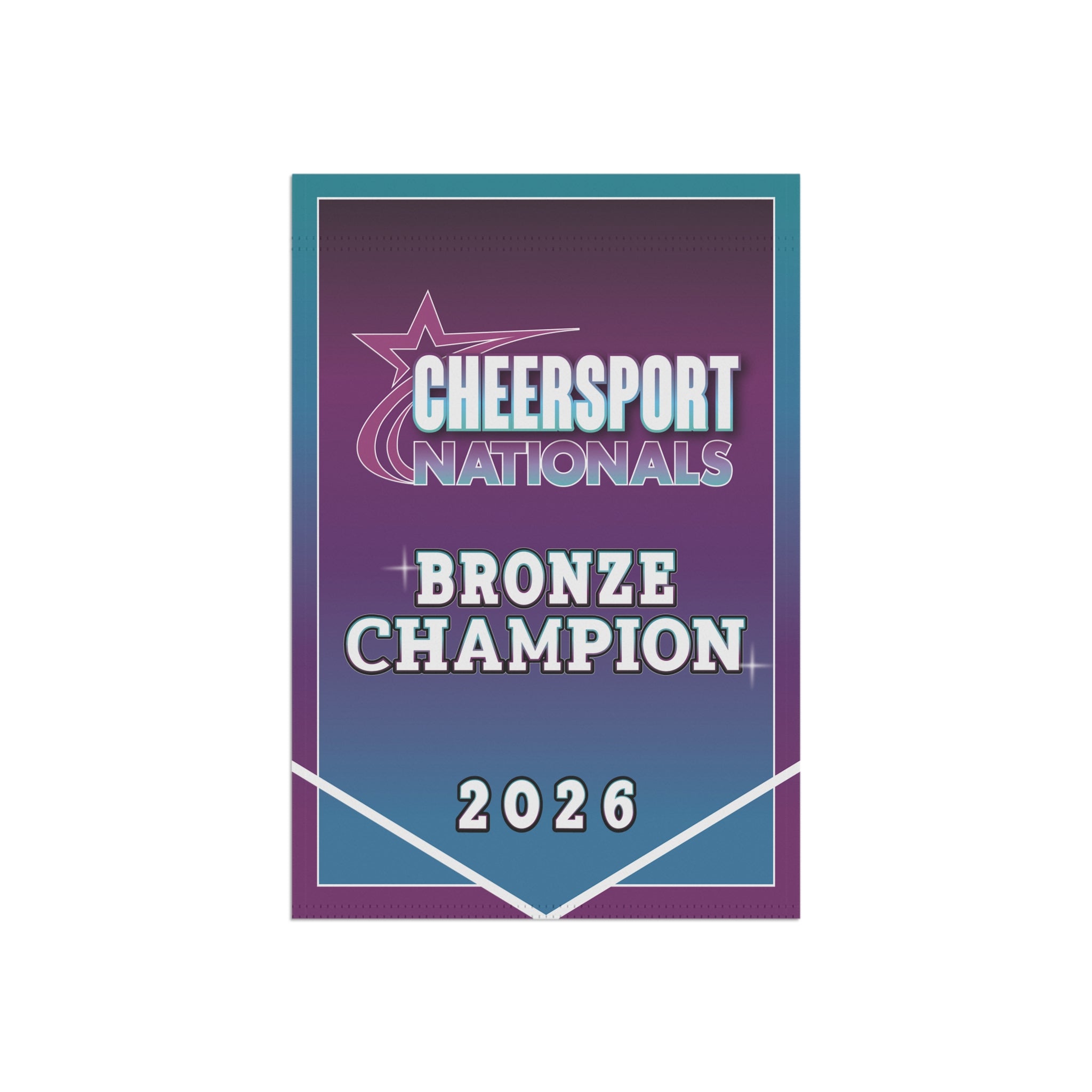 2026 Cheersport Bronze Champion Mini Banner