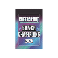 2025 Cheersport Silver Champion Mini Banner