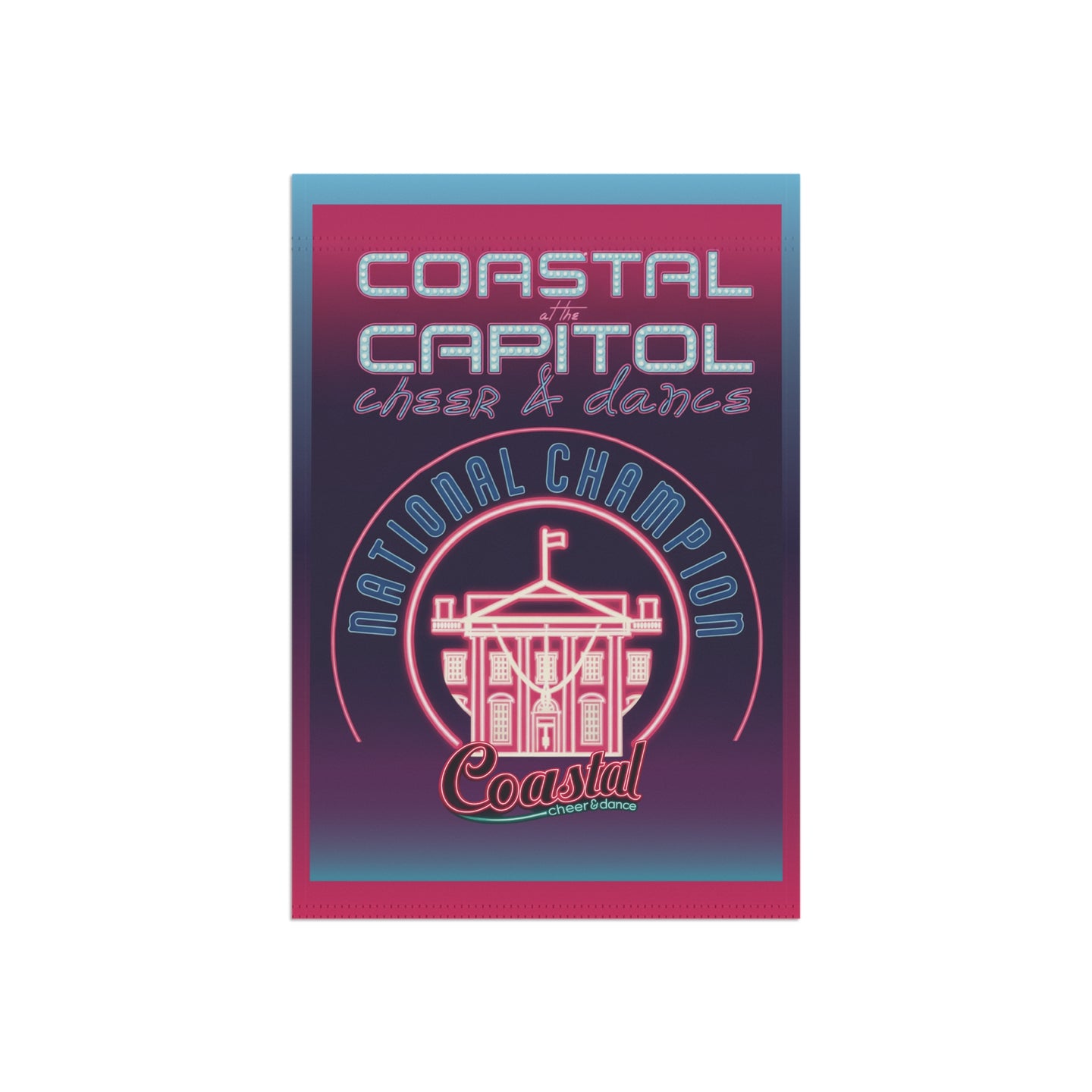 Coastal at the Capitol National Champion Mini Banner