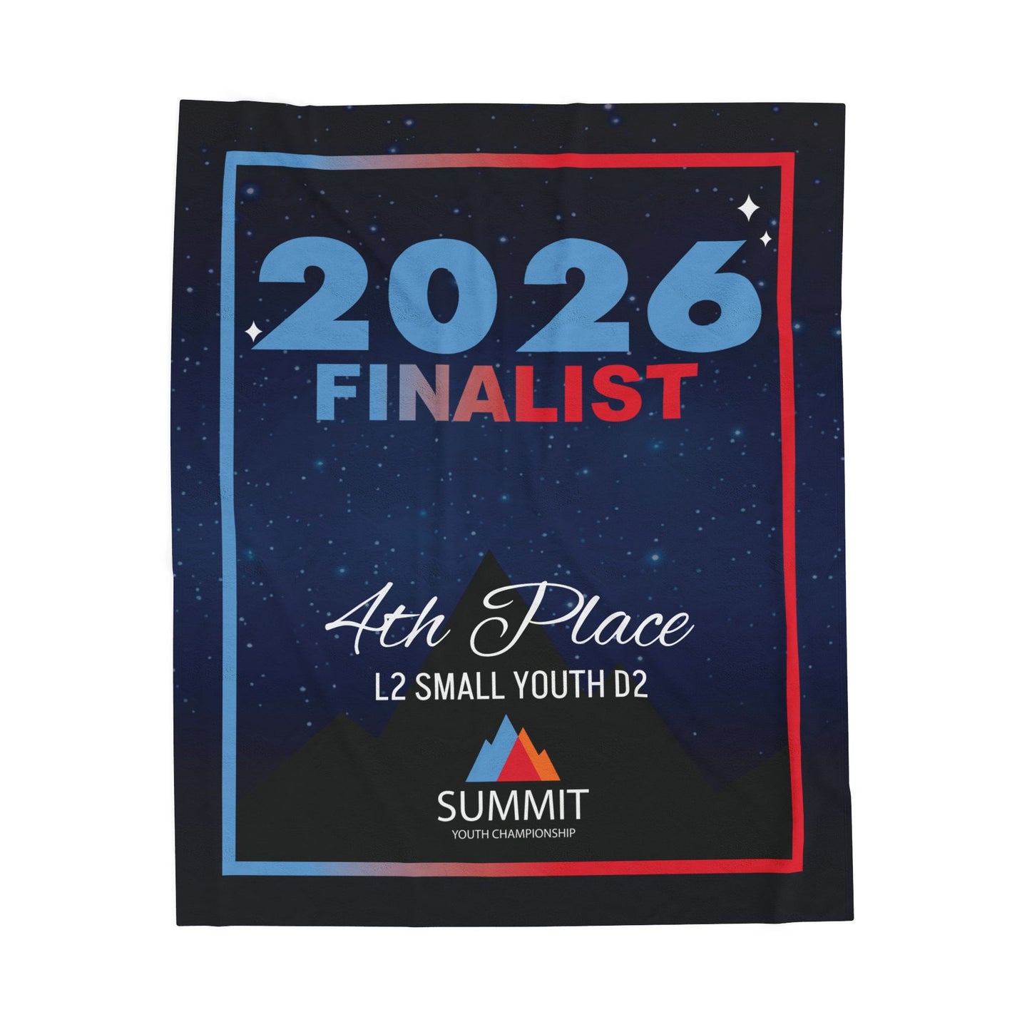 Youth Summit Finalist Banner Blanket (ANY YEAR)