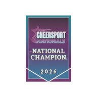2026 Cheersport National Champion Mini Banner