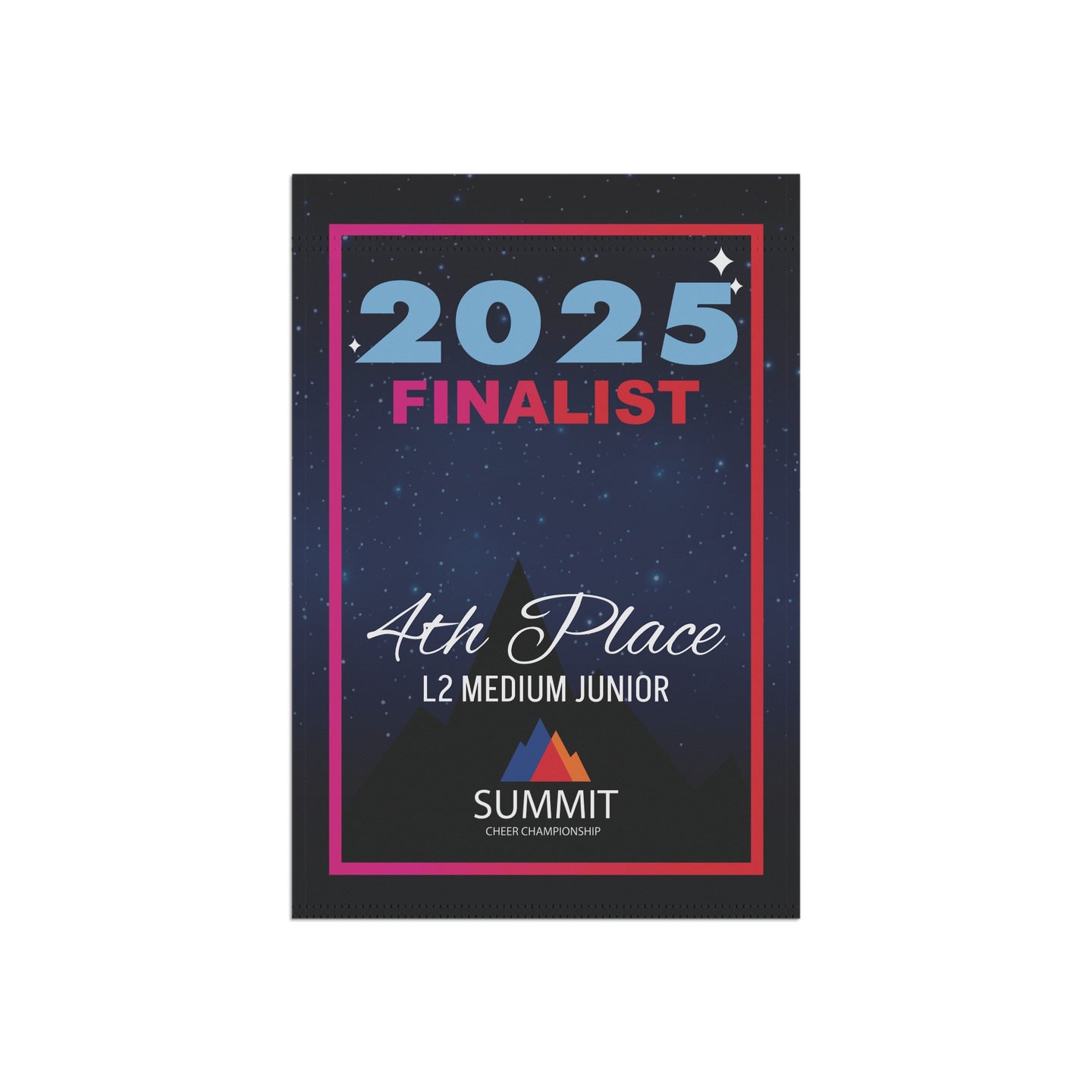 D1 Summit Finalist Mini Banner (2023-2025 design)