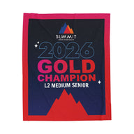 D1 Summit Gold Champion Banner Blanket (2026 Design)