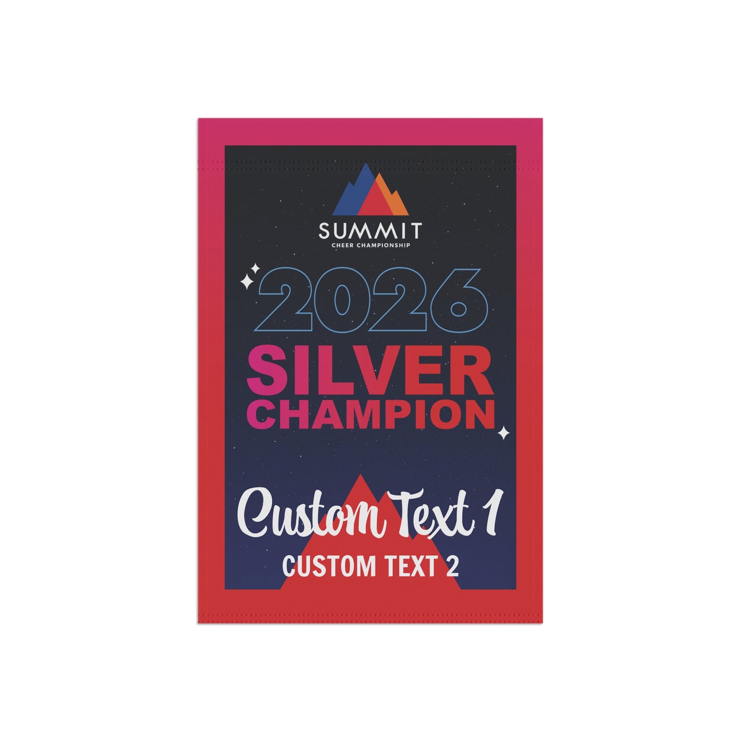 D1 Summit Customizable Bronze Champion Mini Banner (2026 Design)