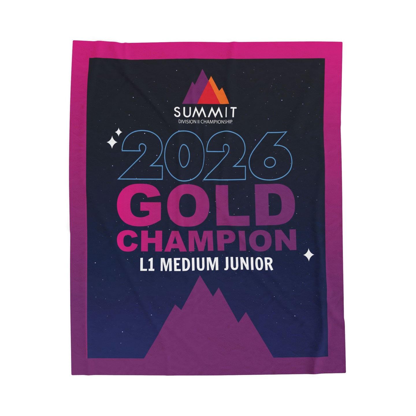 D2 Summit Gold Champion Banner Blanket (2026 Design)