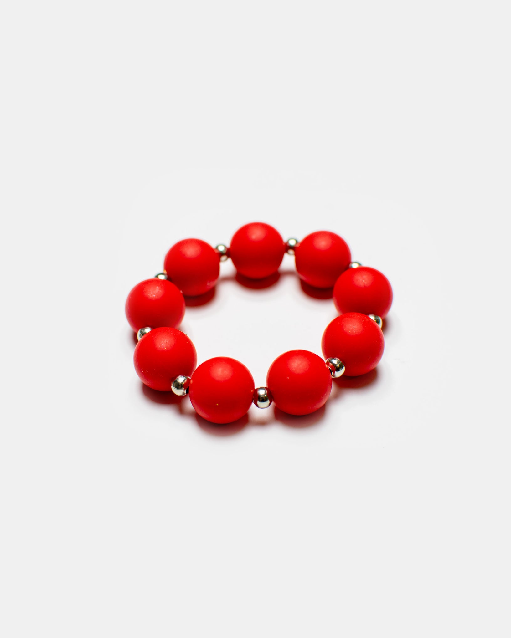 Chunky Red Bracelet