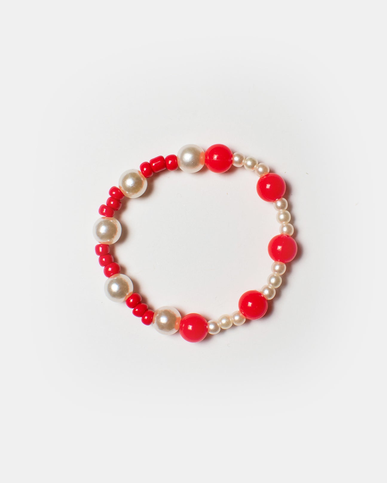 Red & White Bracelet