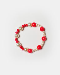 Red & White Bracelet