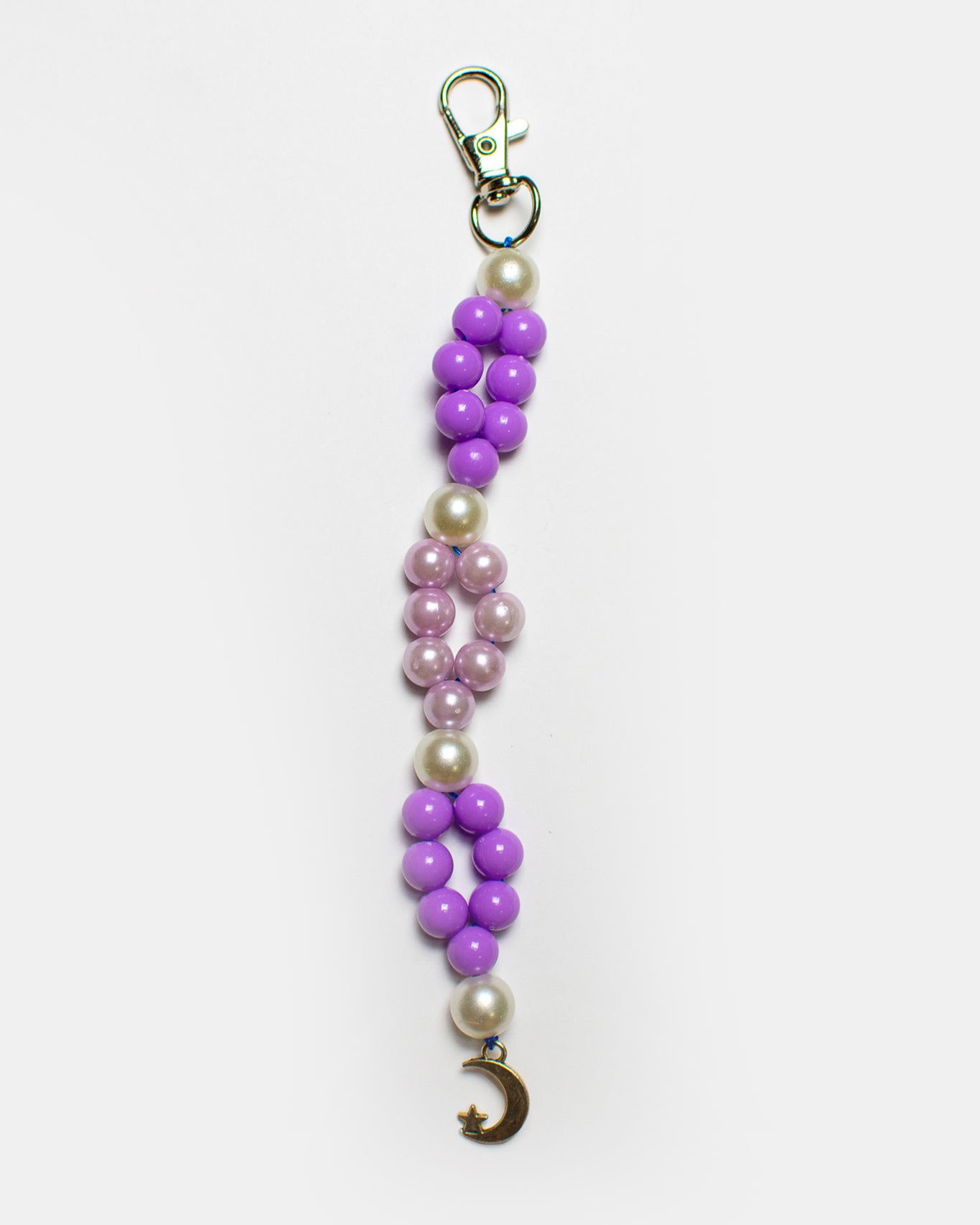 Purple Moon Keychain