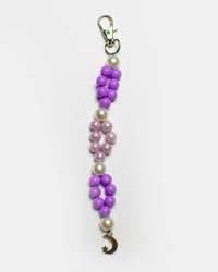 Purple Moon Keychain