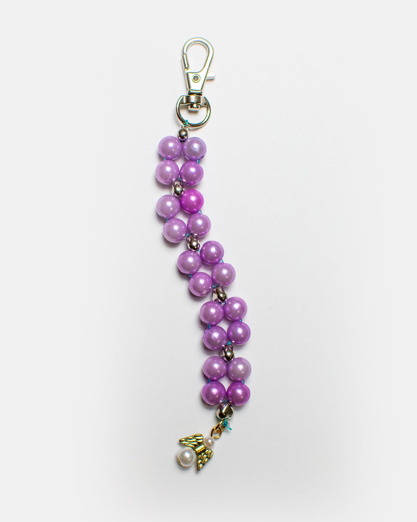 Purple Angel Keychain