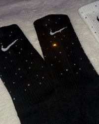 Rhinestoned NIKE Crew Socks