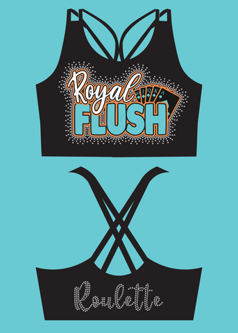 Royal Flush Sports Bra