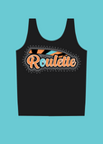 Roulette Tank Top (BLACK/WHITE)