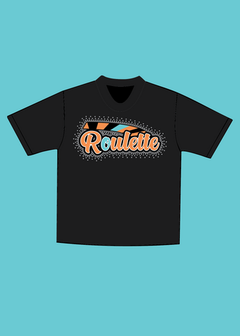 Roulette Tee (BLACK/WHITE)