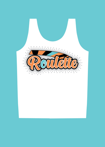 Roulette Tank Top (BLACK/WHITE)