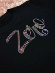 SubZero Branded Cropped Rhinestoned Baby Tee