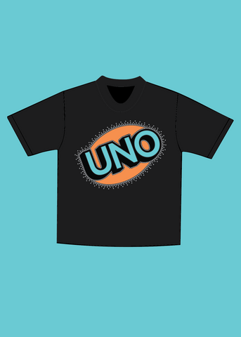 UNO Tee (BLACK/WHITE)