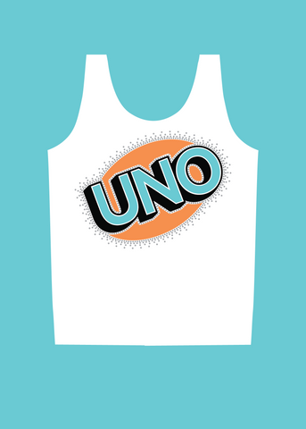 UNO Tank Top (BLACK/WHITE)