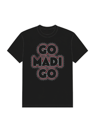 Go "MADI" Go Rhinestone Tee Shirt