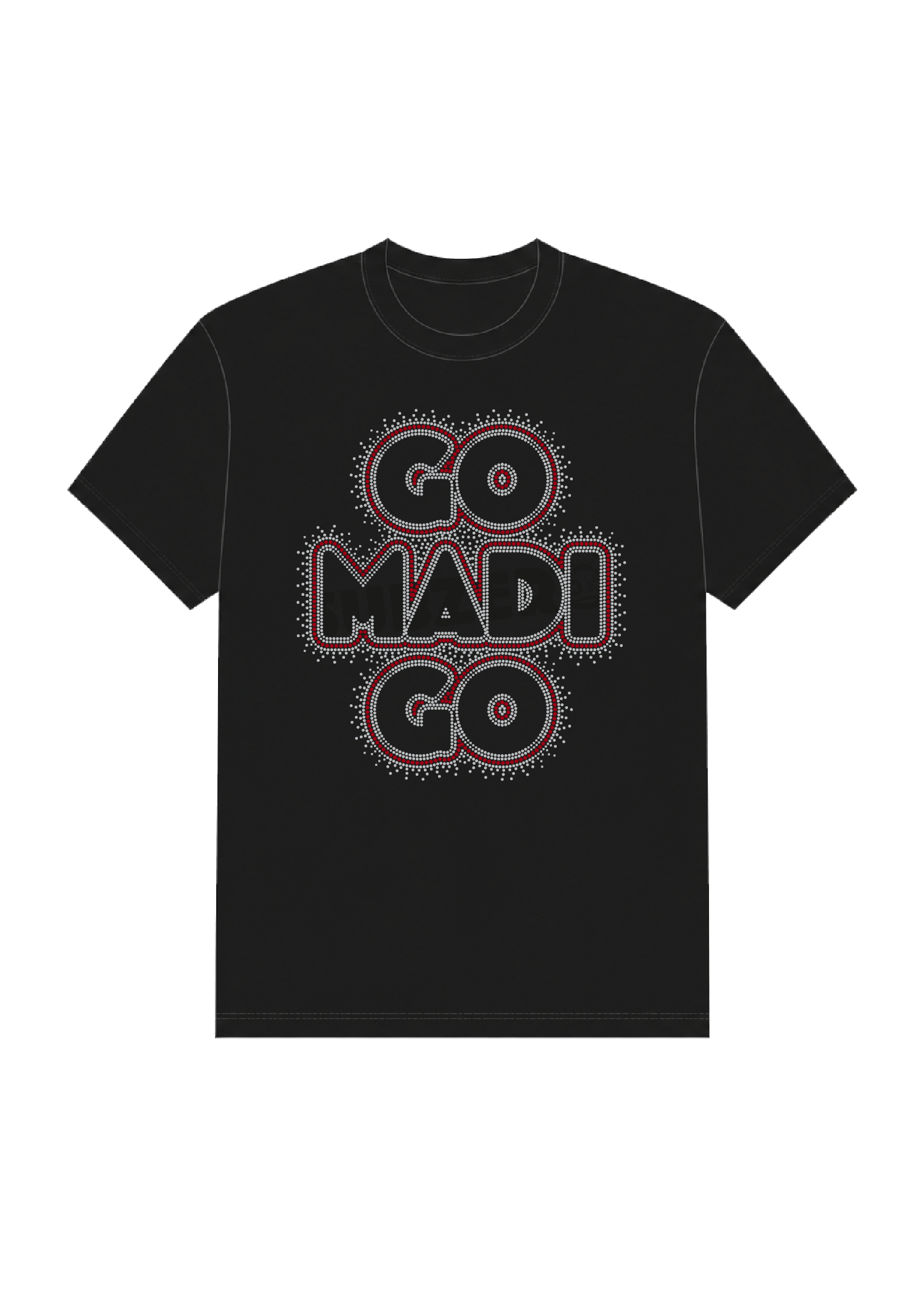Go "MADI" Go Rhinestone Tee Shirt