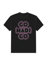 Go "MADI" Go Rhinestone Tee Shirt