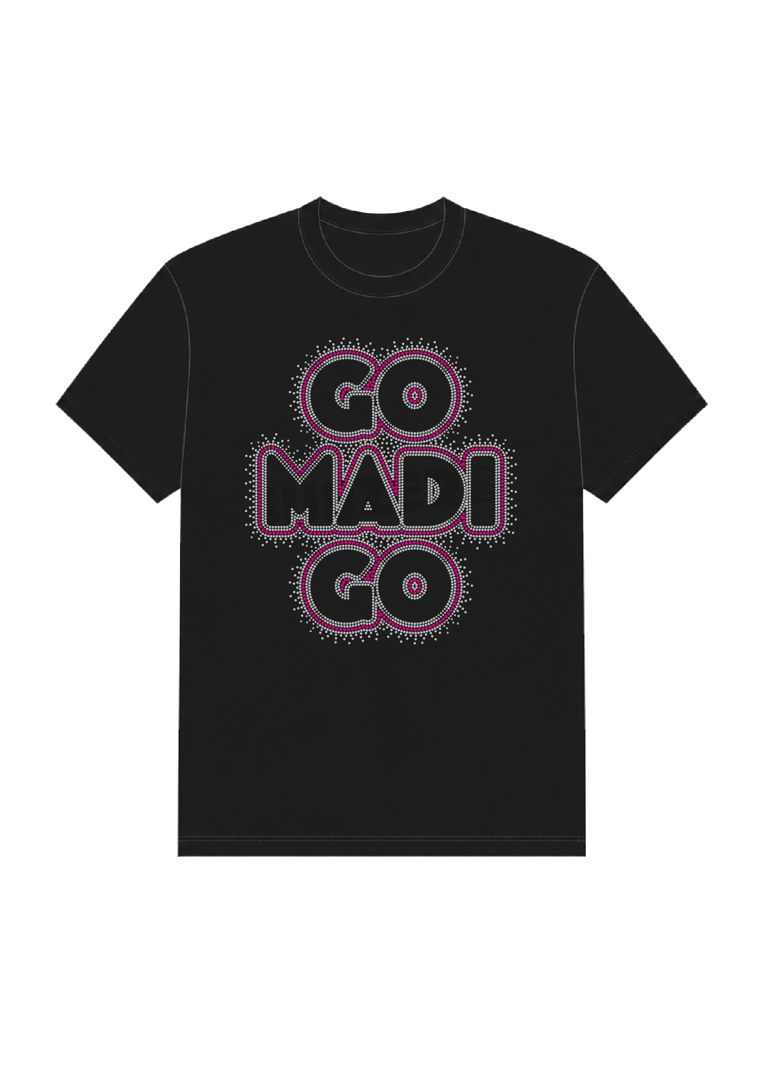 Go "MADI" Go Rhinestone Tee Shirt