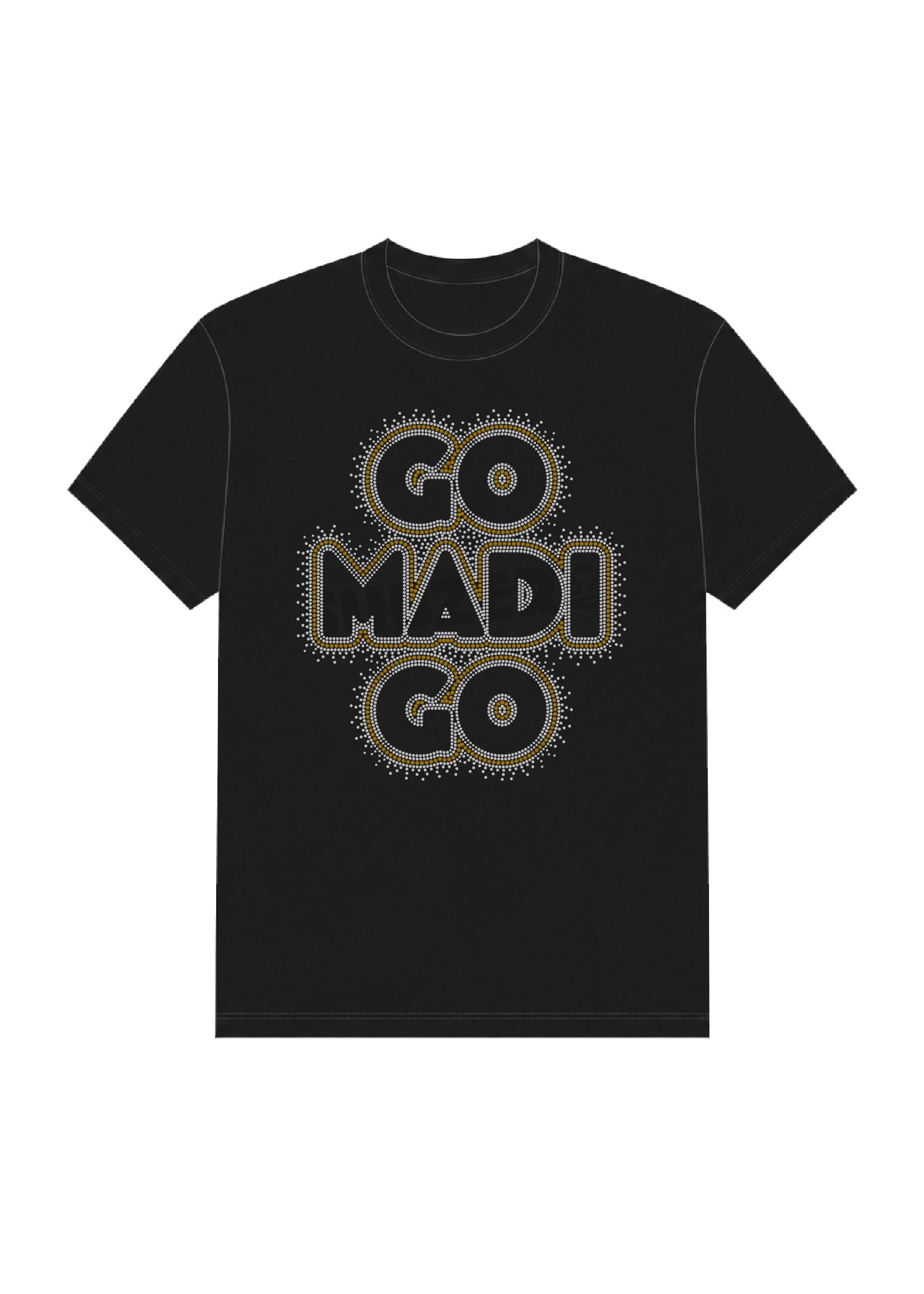 Go "MADI" Go Rhinestone Tee Shirt