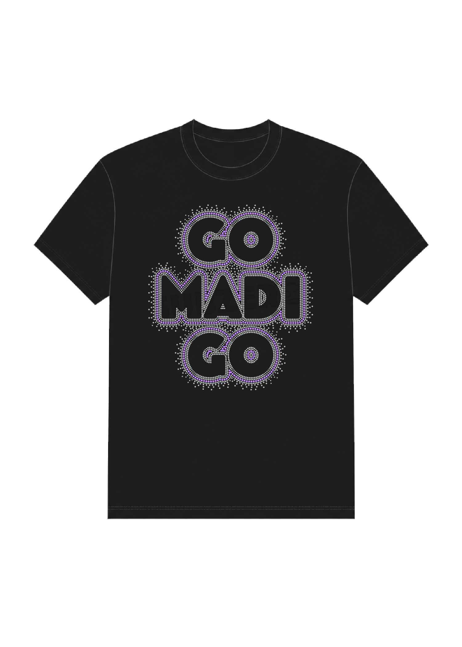 Go "MADI" Go Rhinestone Tee Shirt