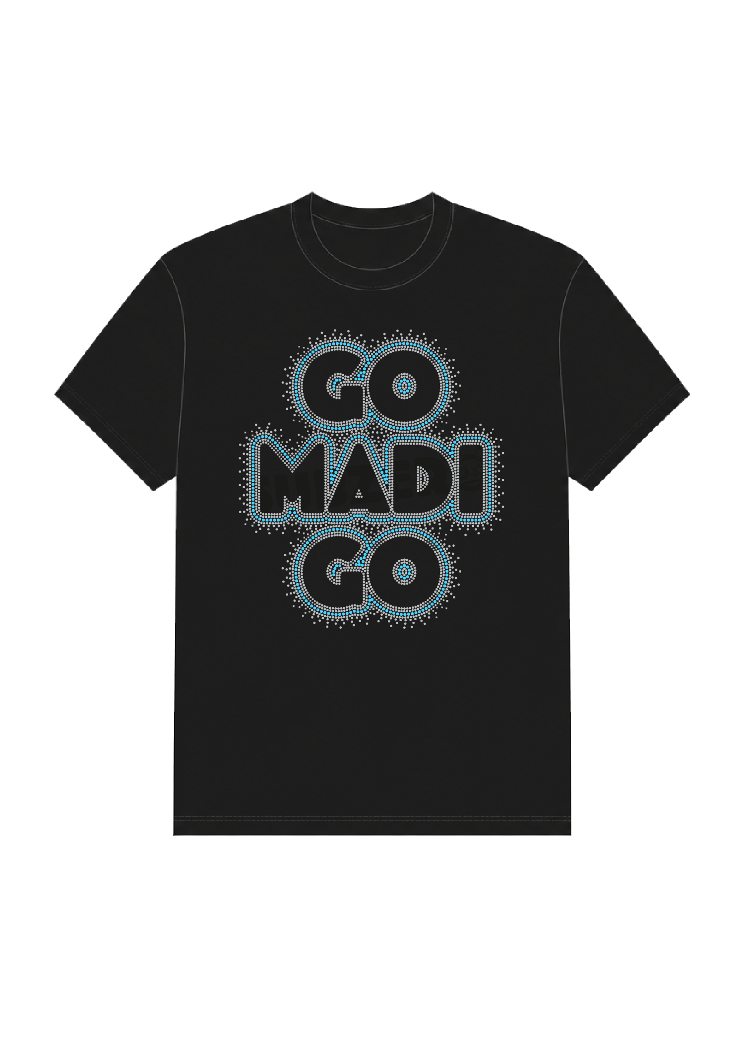 Go "MADI" Go Rhinestone Tee Shirt