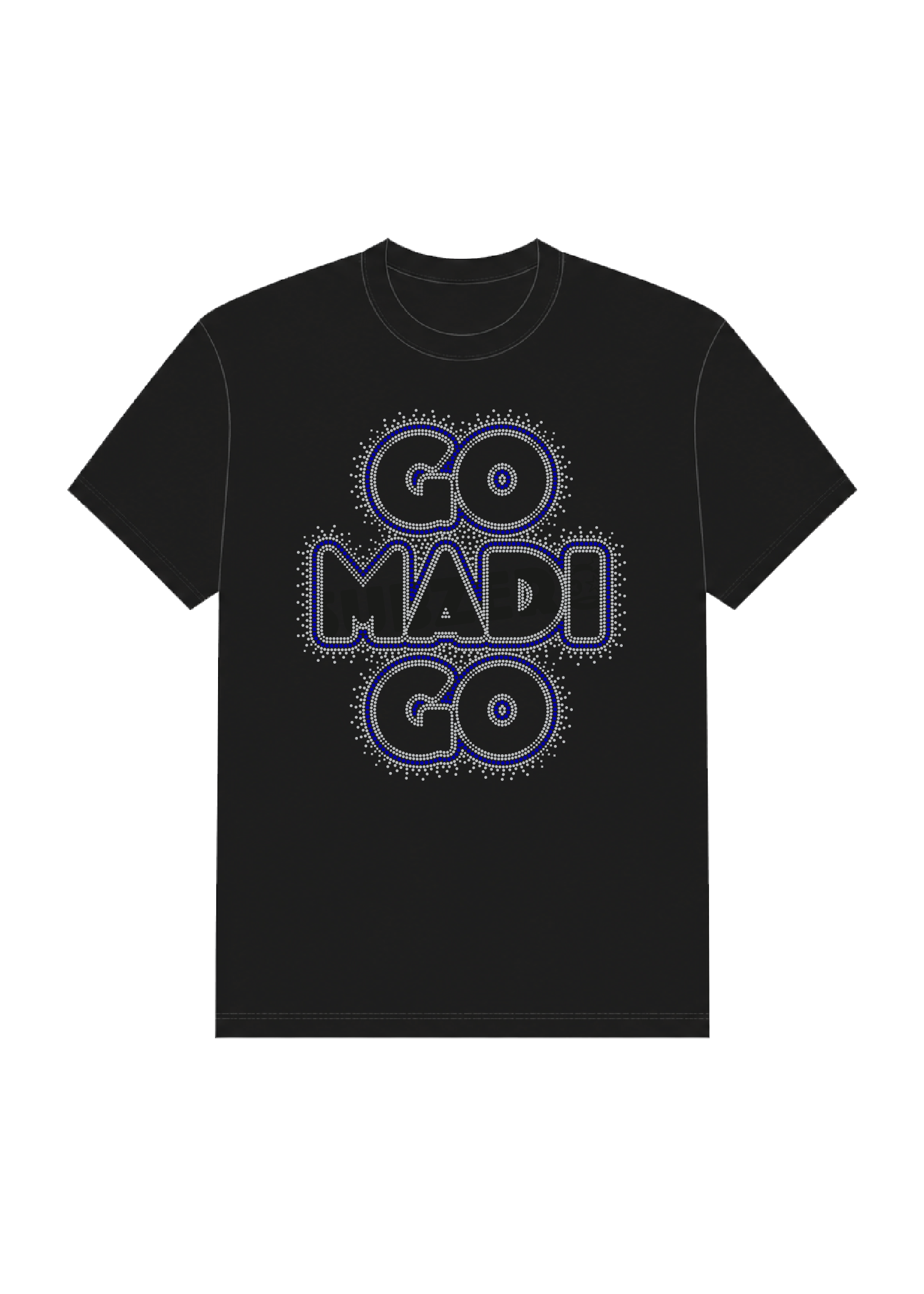 Go "MADI" Go Rhinestone Tee Shirt