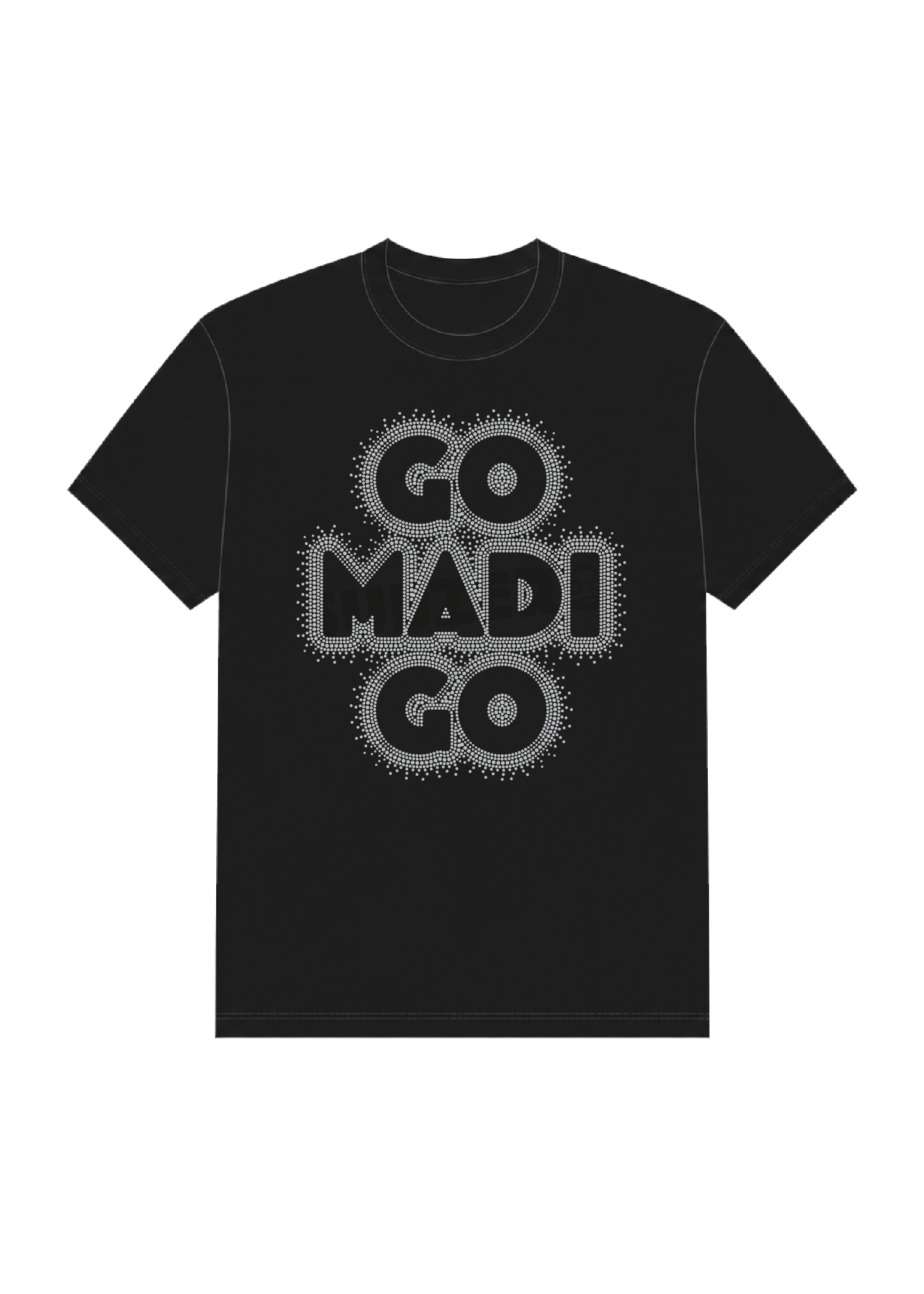 Go "MADI" Go Rhinestone Tee Shirt