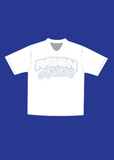 Reign Athletics Rhinestone Tee (WHITE/BLACK)