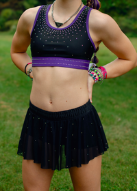 Sparkle Mesh Skirt