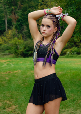 Sparkle Mesh Skirt