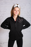 SubZero Rhinestone Warm Up Jacket